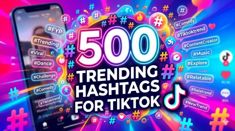 trending tiktok hash tags
