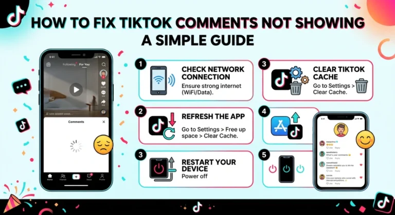 How to Fix TikTok Comments Not Showing