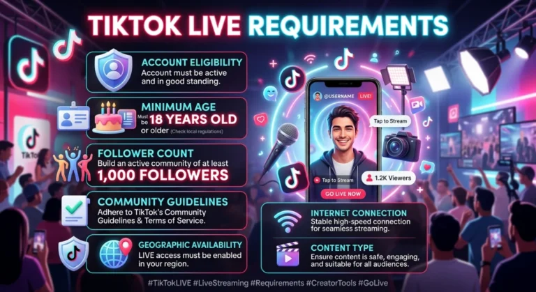 TikTok LIVE Requirements